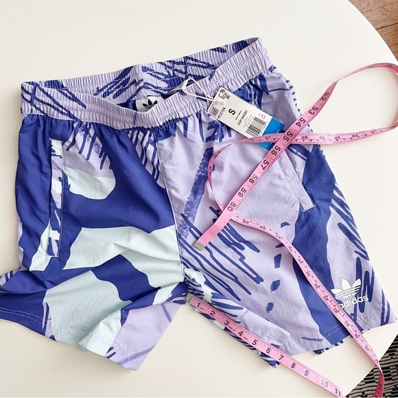 Adidas Men’s 7” Adiplay Allover Print AOP Short Purple Size Small New - Picture 3 of 9